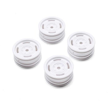 AXIAL 1.0 Bronco Heritage Wheels, White: SCX24