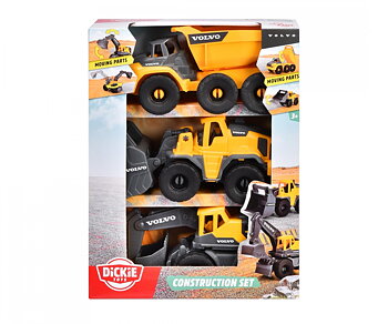 Volvo Arbetsfordon 3-pack, 16 cm