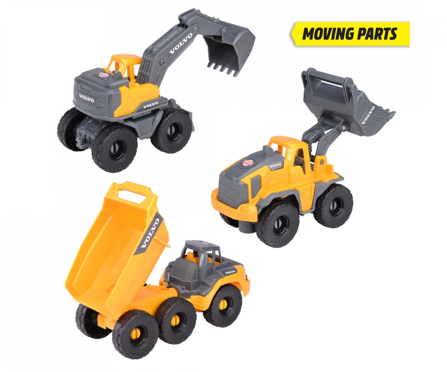 Volvo Arbetsfordon 3-pack, 16 cm - 5