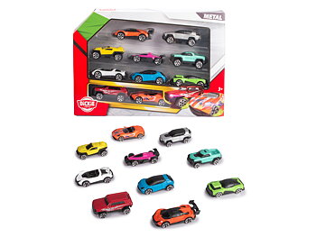 Die-cast Vehicles 10-Pack, 7cm