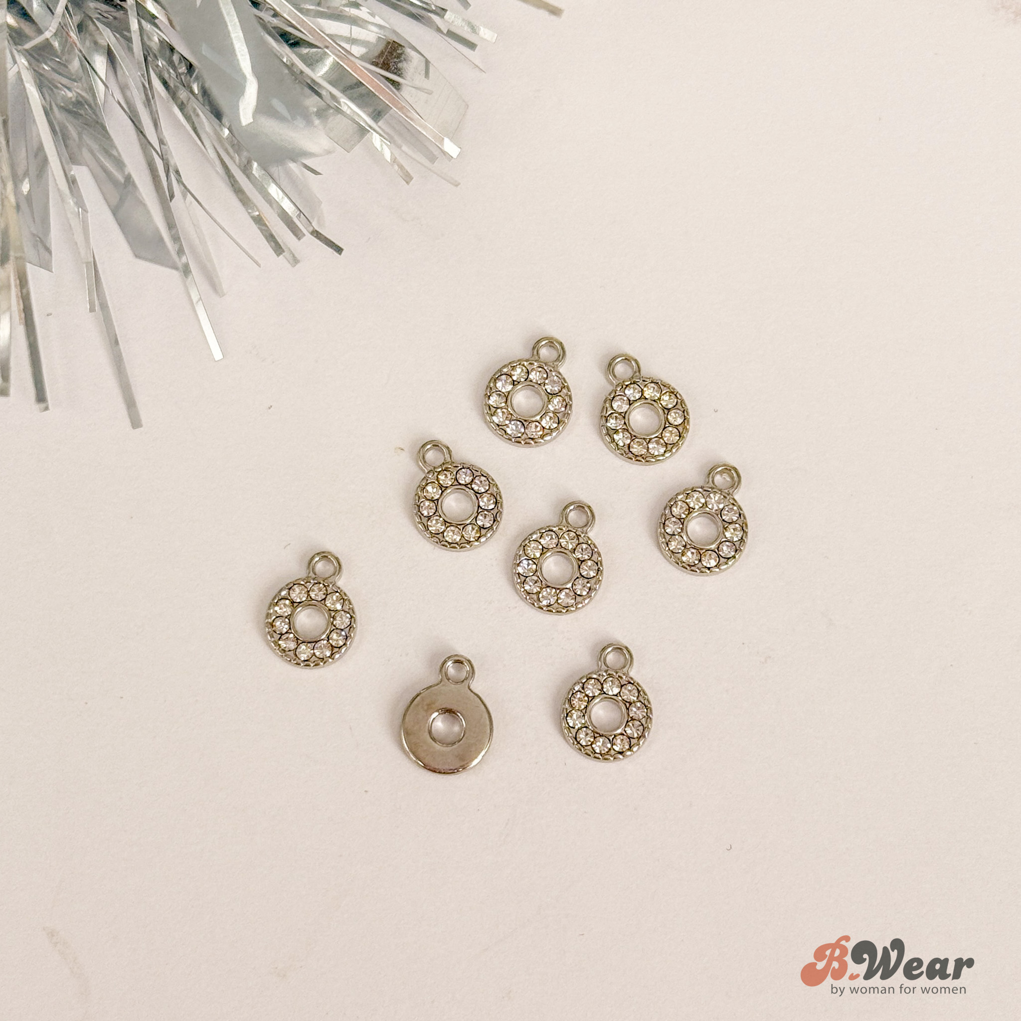 Decoration Round - silver