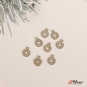 Dekoration Rund - silver