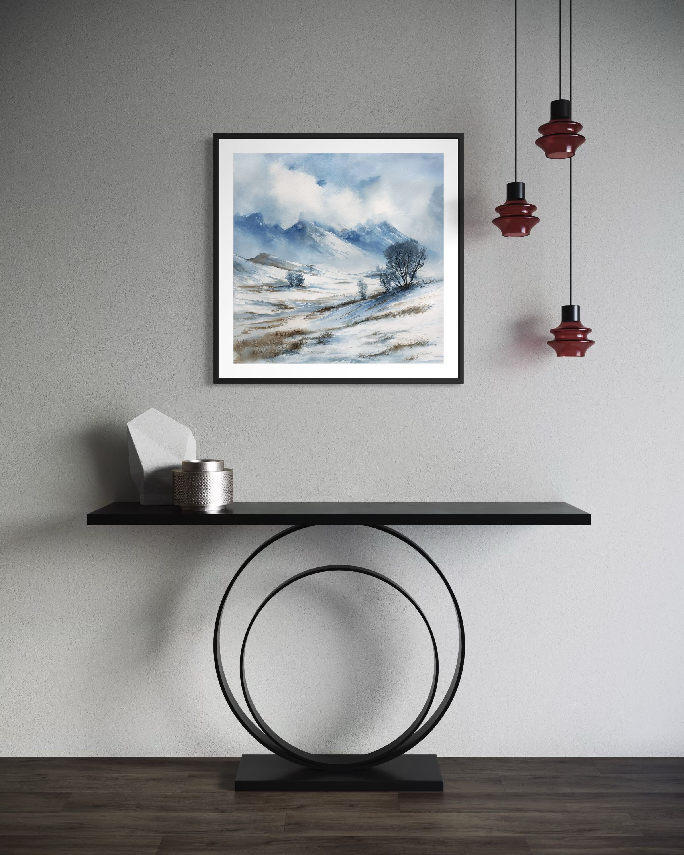 Winter Mountain No 01 - Poster - 3