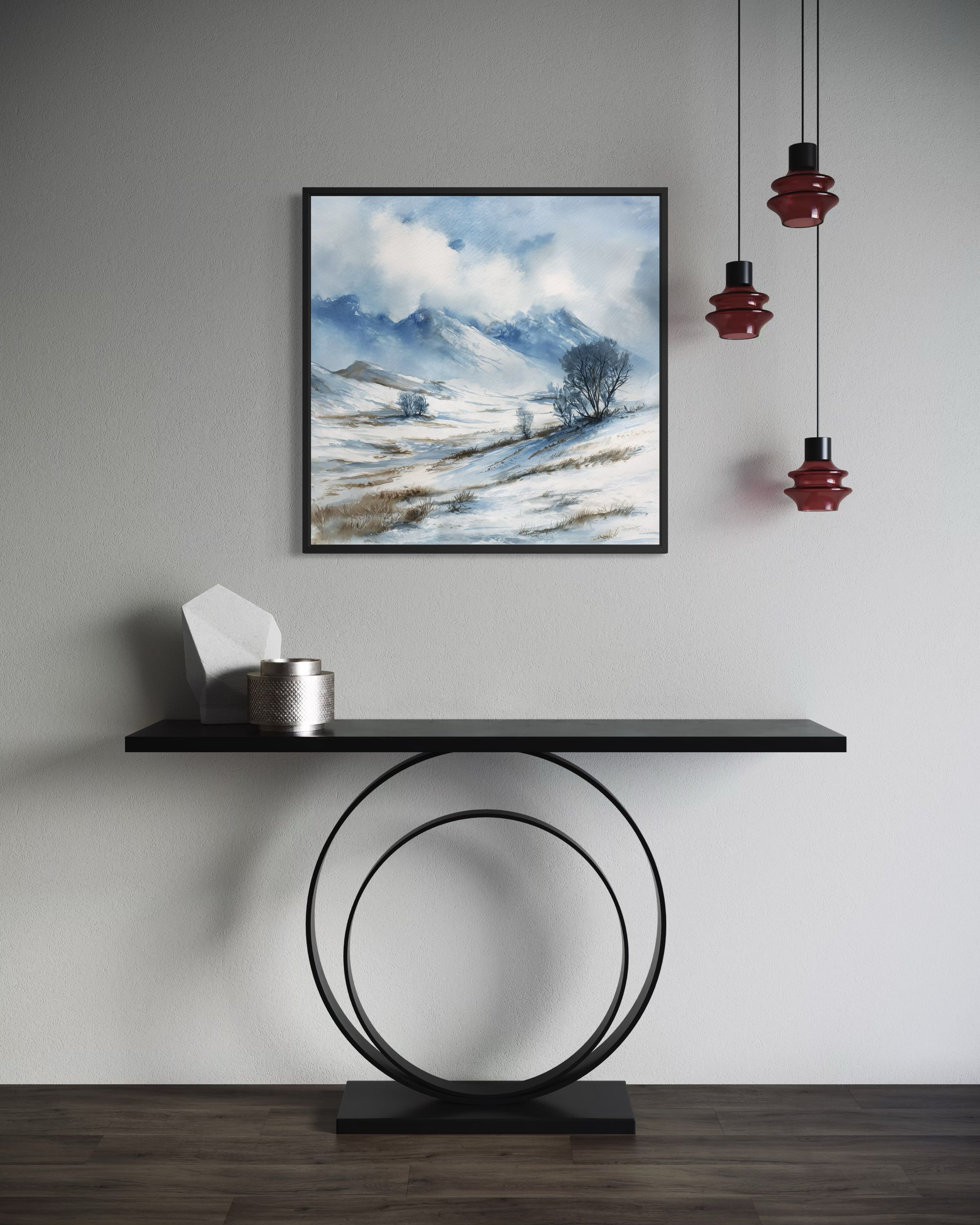 Winter Mountain No 01 - Poster - 5