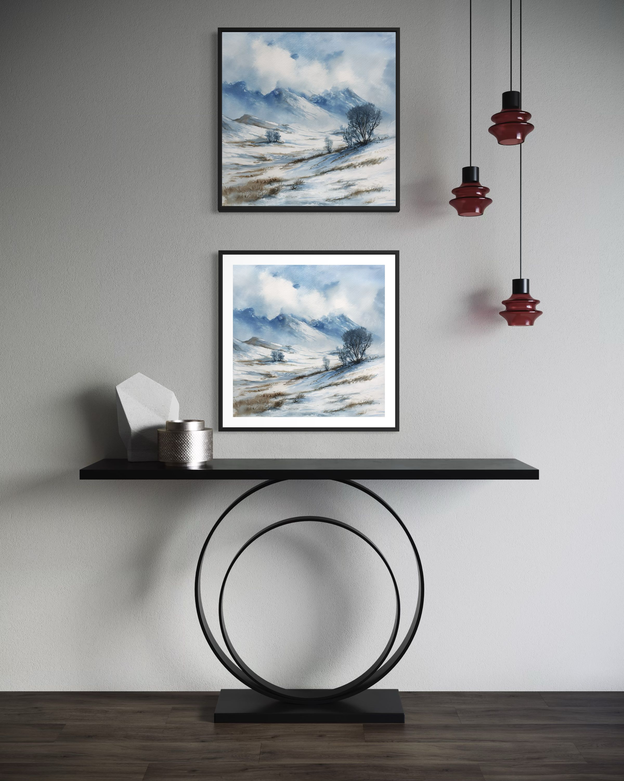 Winter Mountain No 01 - Poster