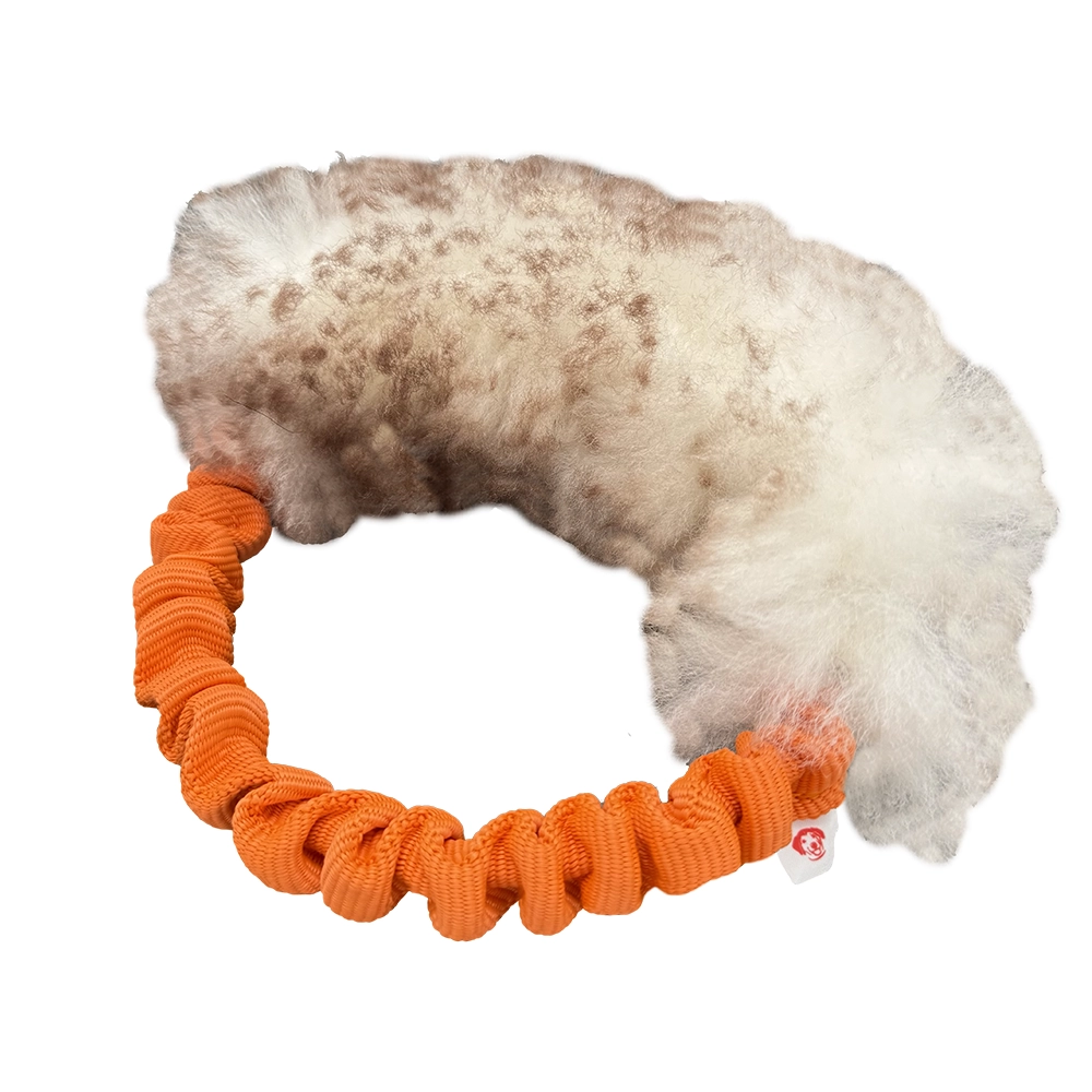 Psarvard sheepskin tug toy