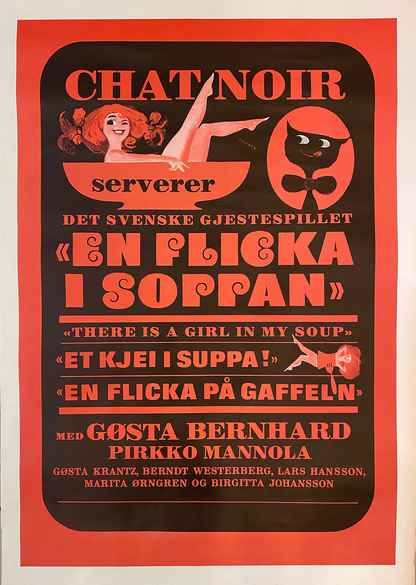  EN FLICKA I SOPPAN – CHAT NOIR