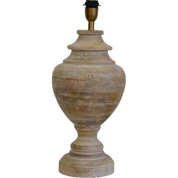 Lampfot Braxton White Wash - 3