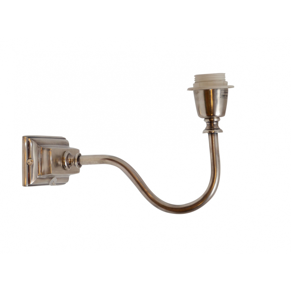 Vägglampa Estelle matt silver