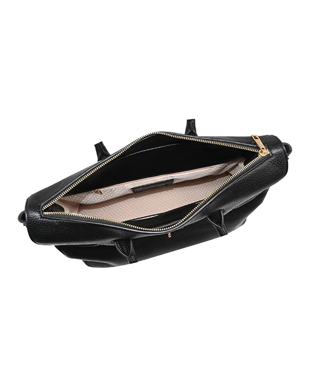 Väska Hampton med guldspänne svart - 3