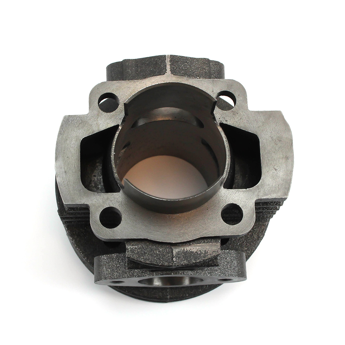 Cylinder Puch blæserkølet, 41/12mm S3V - Portet og bearbejdet af Tiveden motor, 6,9 hk - 6