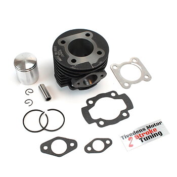 Cylinder Puch fan-cooled, 41/12mm S3V - Ported and machined by Tiveden engine, 6.9 hp