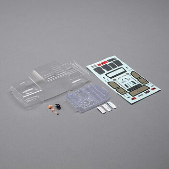 AXIAL Body Set, Clear: SCX24 Jeep JT Gladiator