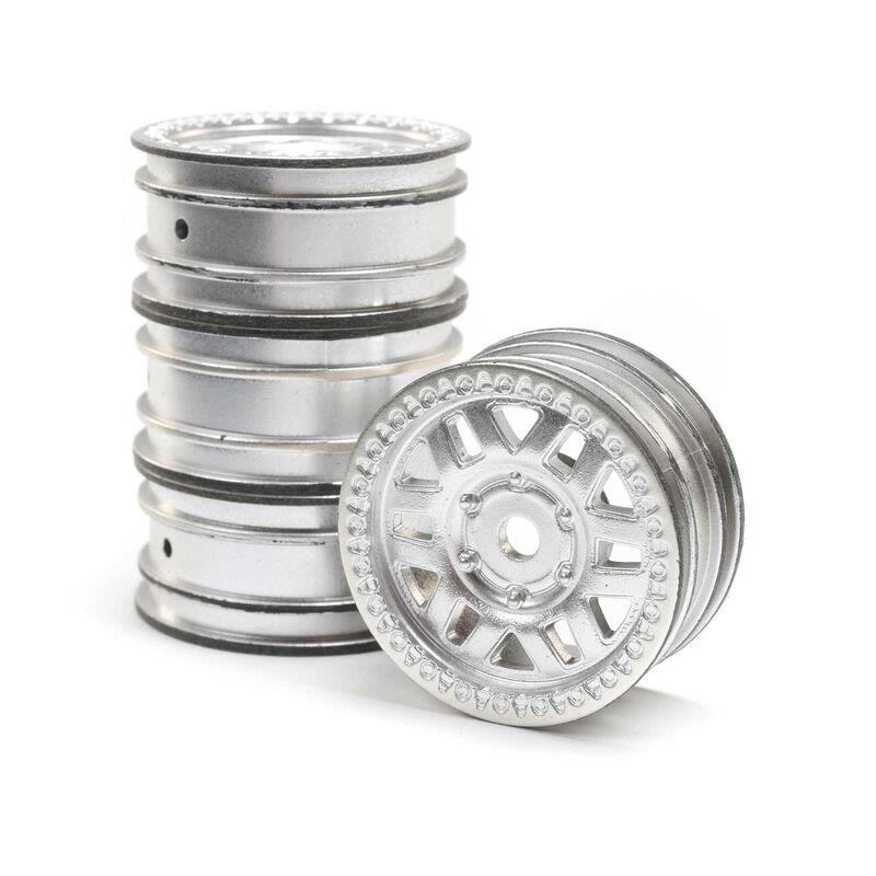 AXIAL 1.0 KMC Machete Wheels, Satin (4): SCX24