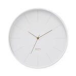 Klocka MLTN - LINE - Vit/Vit 40 cm diam