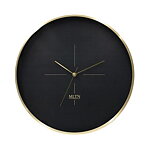 Klocka MLTN - PLUS - Guld/Sv 40 cm diam