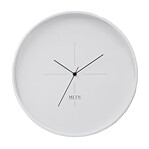 Klocka MLTN - PLUS - Vit/Vit 40 cm diam