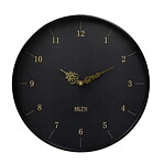 Klocka MLTN - MORE - Sv/Sv 40 cm diam