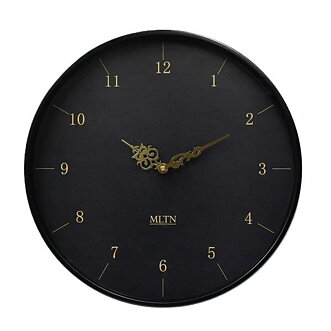 Klocka MLTN - MORE - Sv/Sv 40 cm diam
