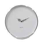 Klocka MLTN - LESS - Silv/Vit 40 cm diam
