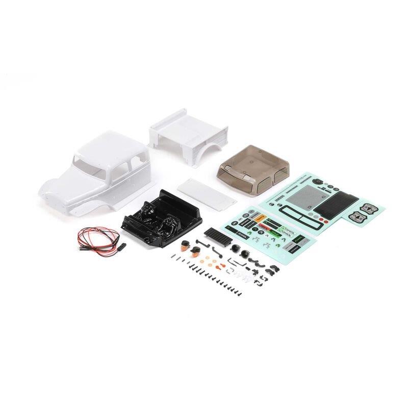AXIAL Body, White: SCX24 Dodge Power Wagon