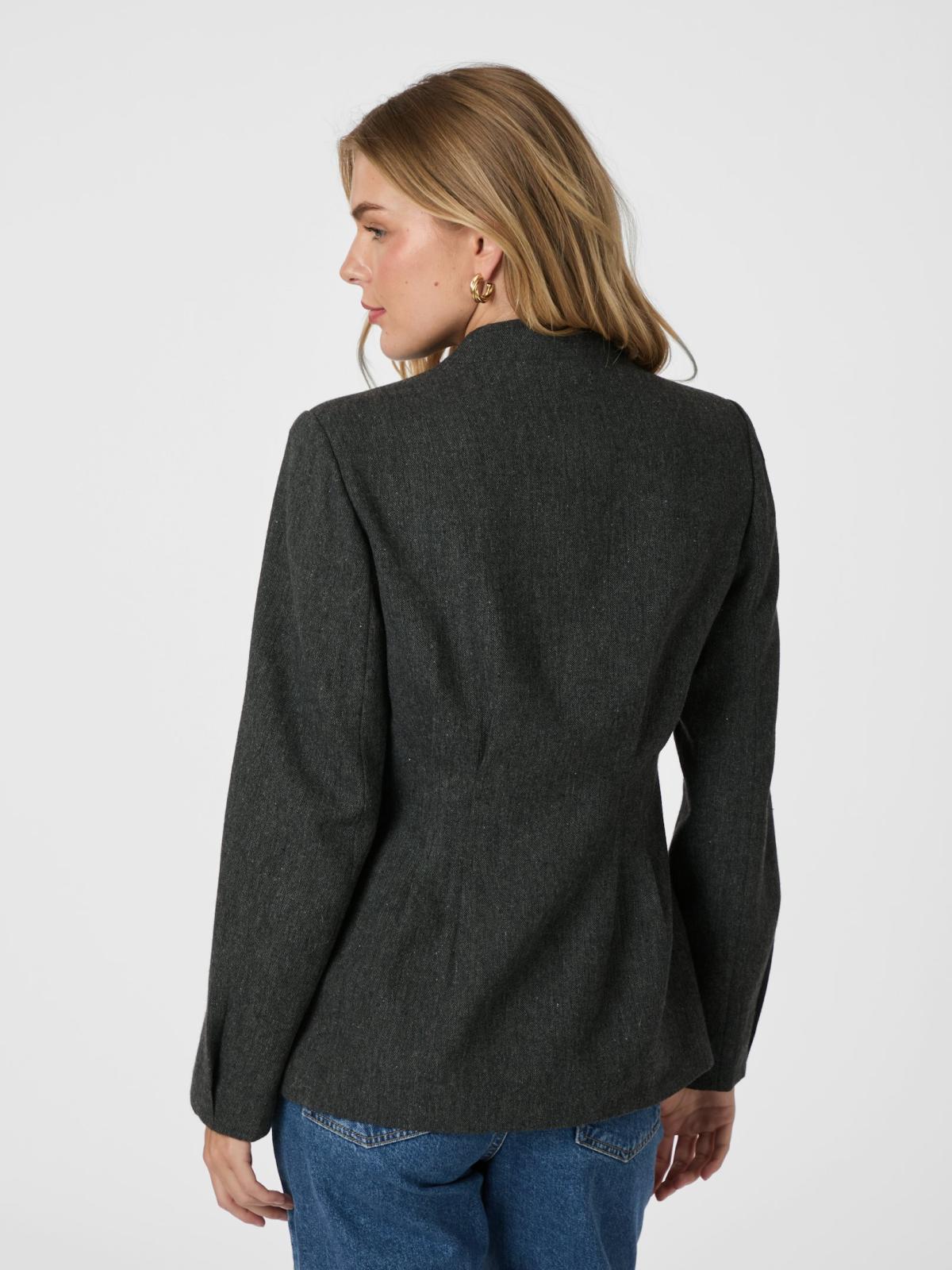 Neo Noir Senara Blazer, Dark Grey - 4