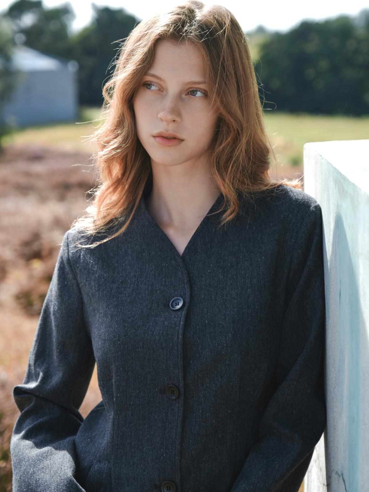 Neo Noir Senara Blazer, Dark Grey - 8