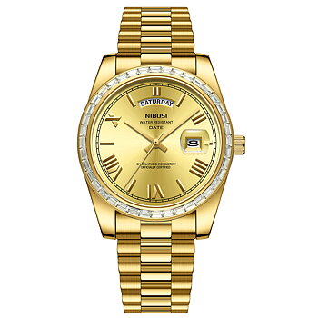 Nibosi Day-Date President Gold