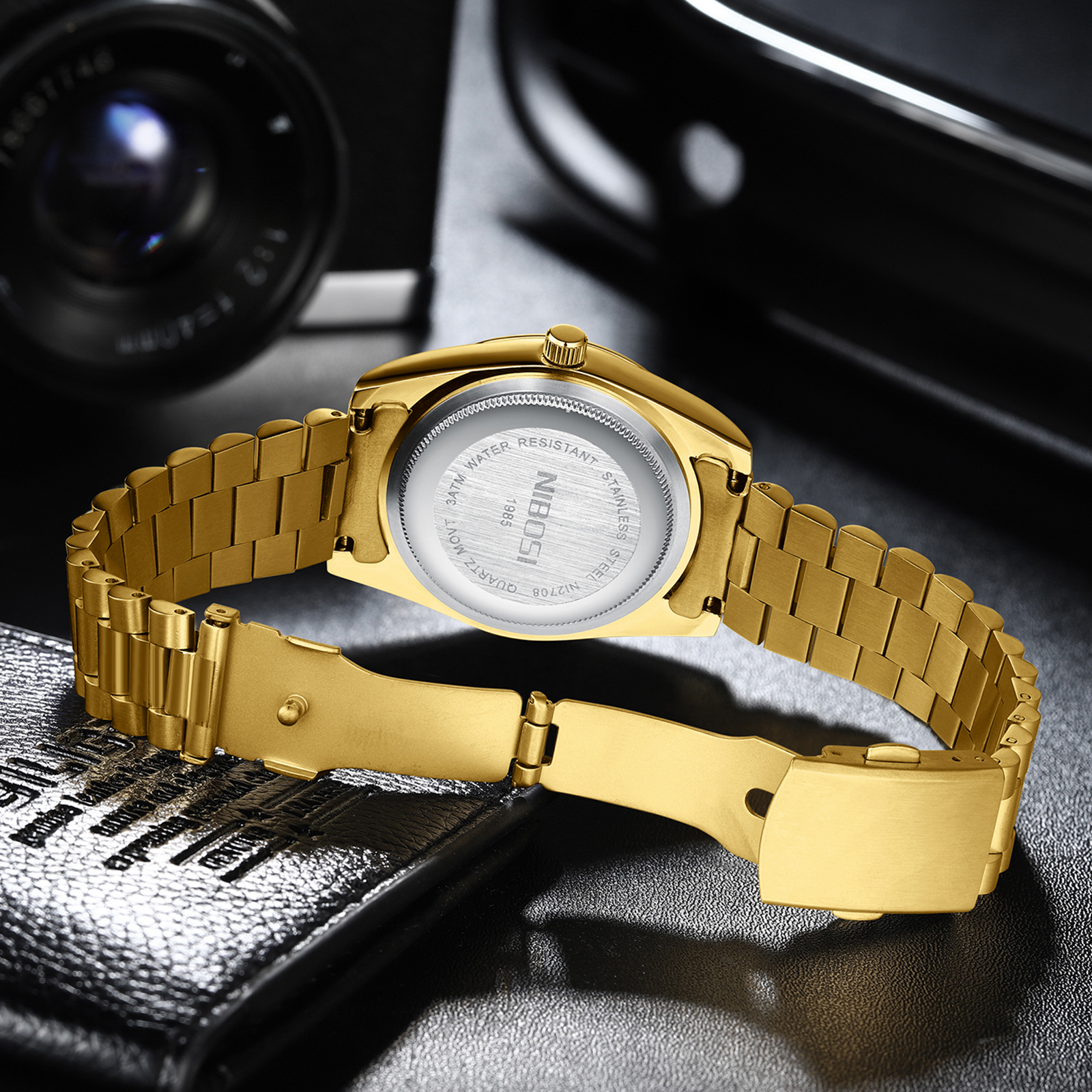 Nibosi Day-Date President Gold - 9