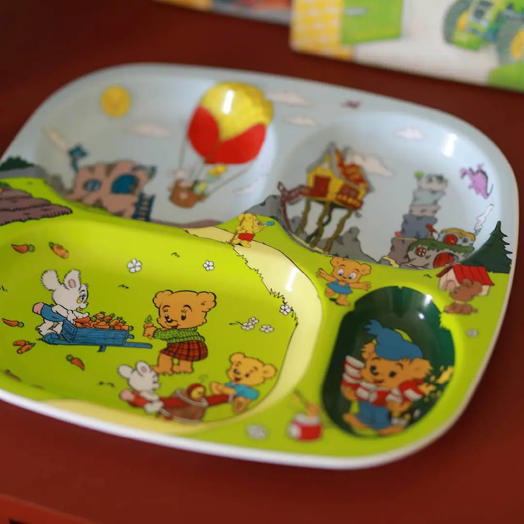 Rätt Start Tallrik med fack - Bamse  - 2