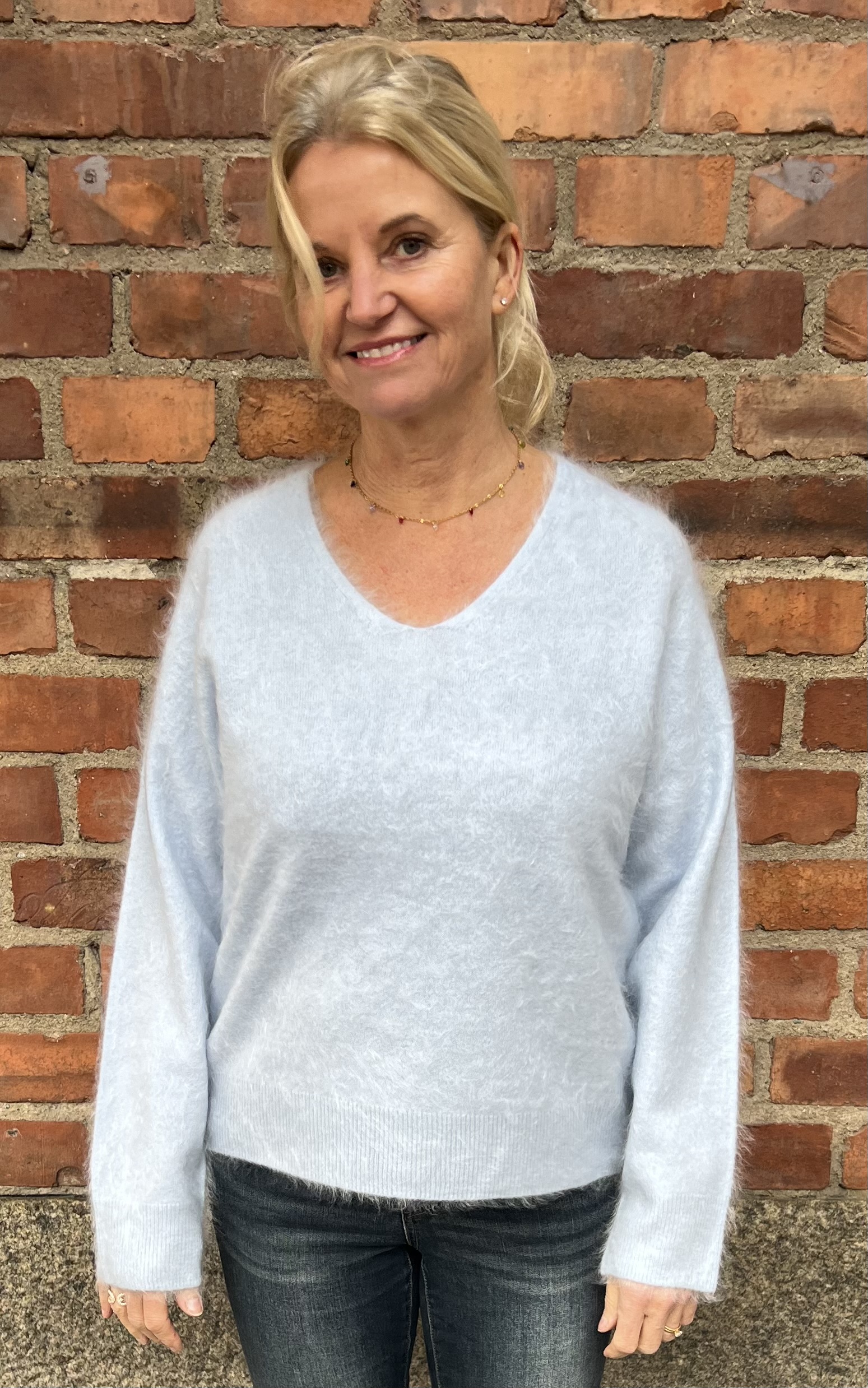 Cannes borstad cashmere tröja - 3