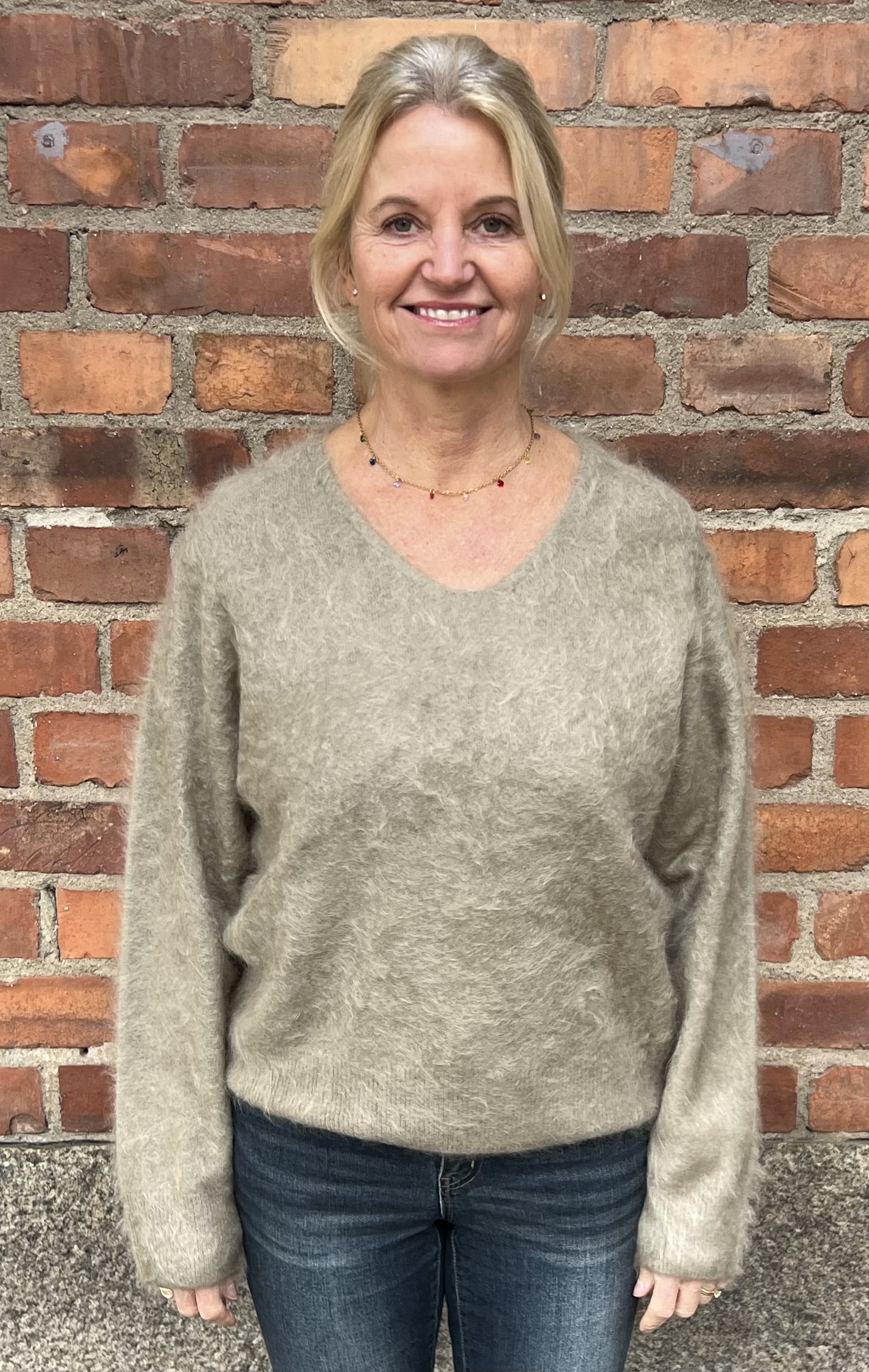 Cannes borstad cashmere tröja - 5