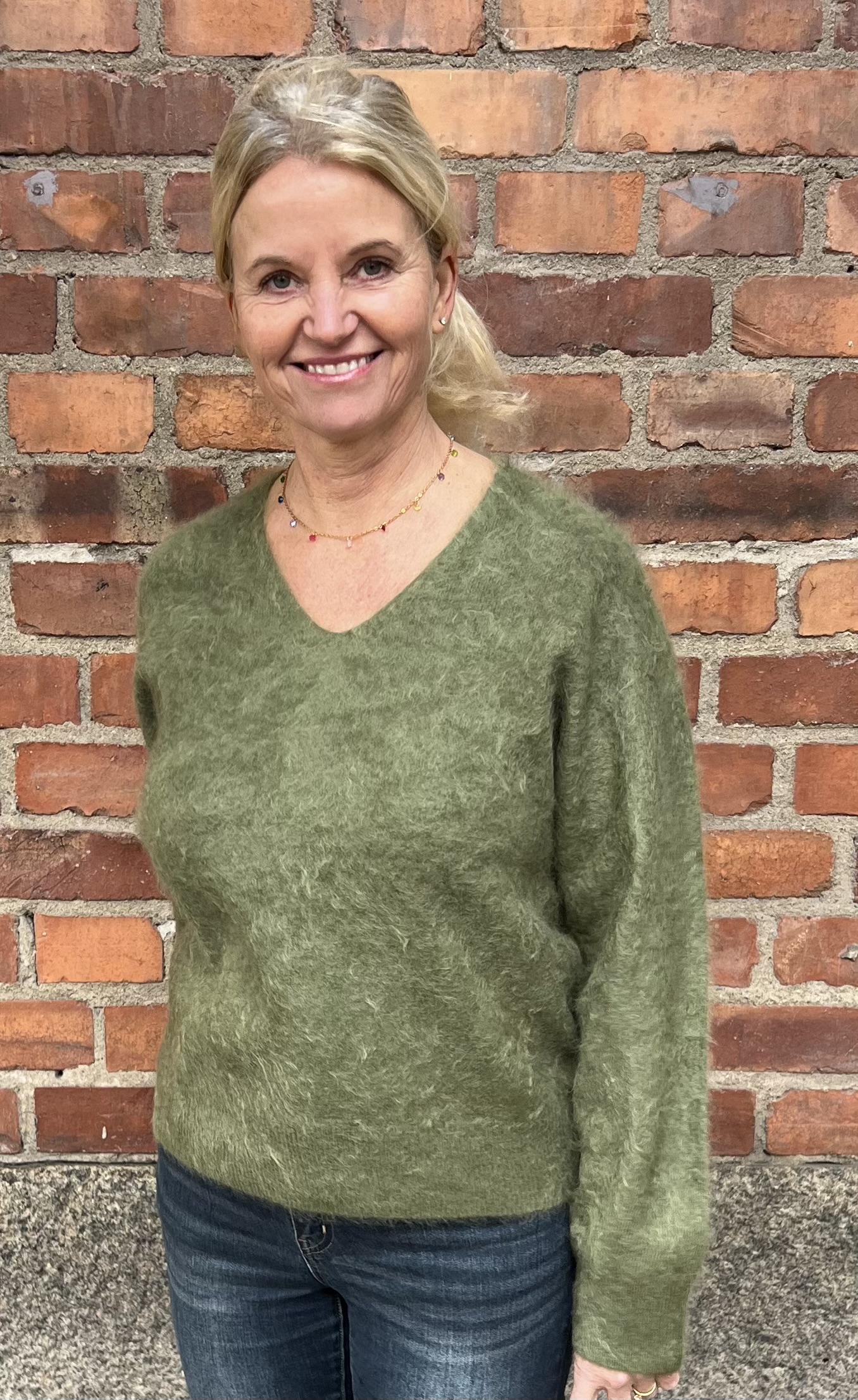 Cannes borstad cashmere tröja - 6