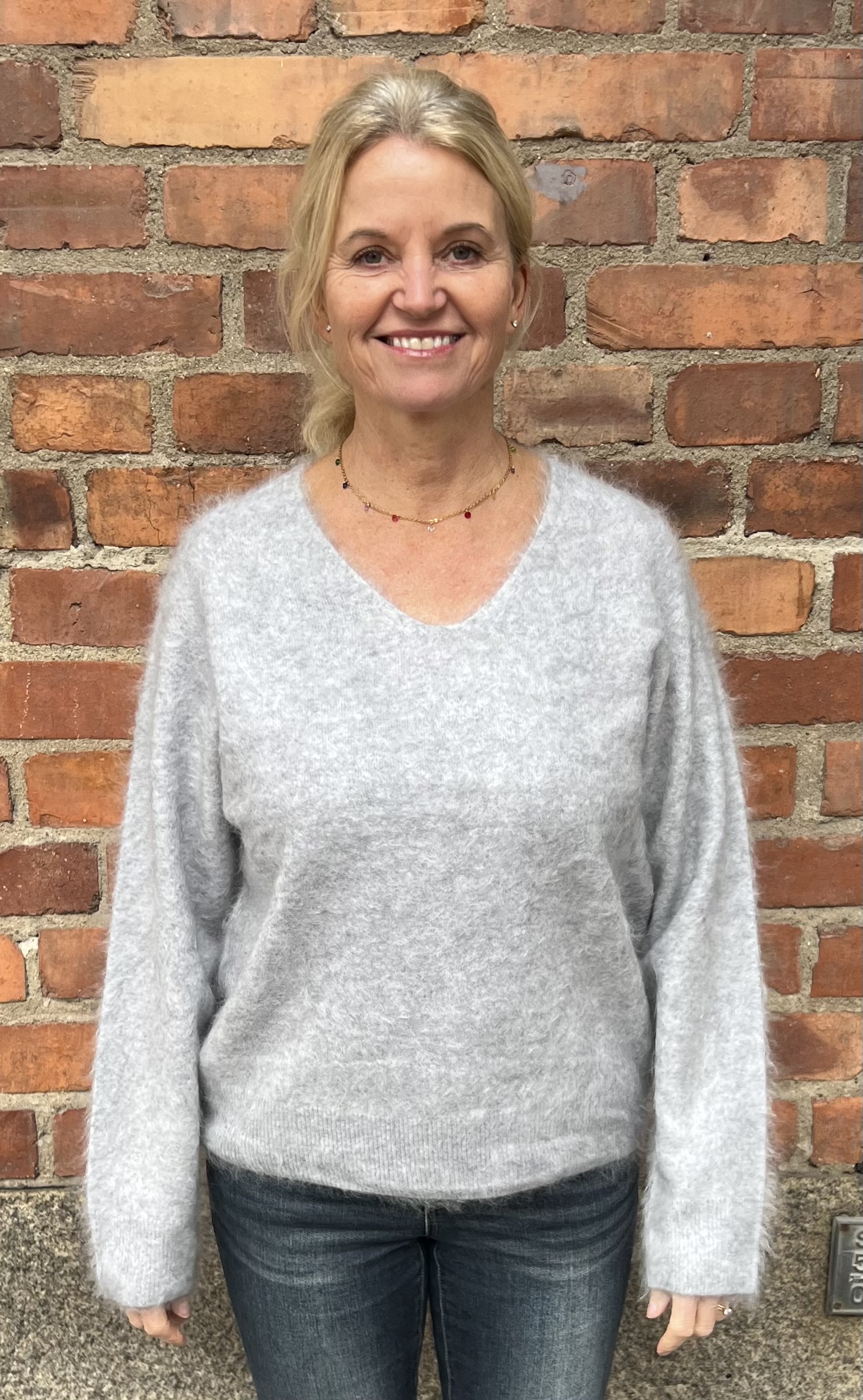 Cannes borstad cashmere tröja - 2