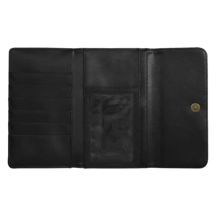Wallet AWST Intl Leather Snaffle Bit Black - 2