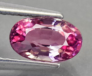 Turmalina rosa y verde de color natural súper rara certificada