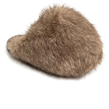 Qnuz - Fake Fur Slippers Taupe