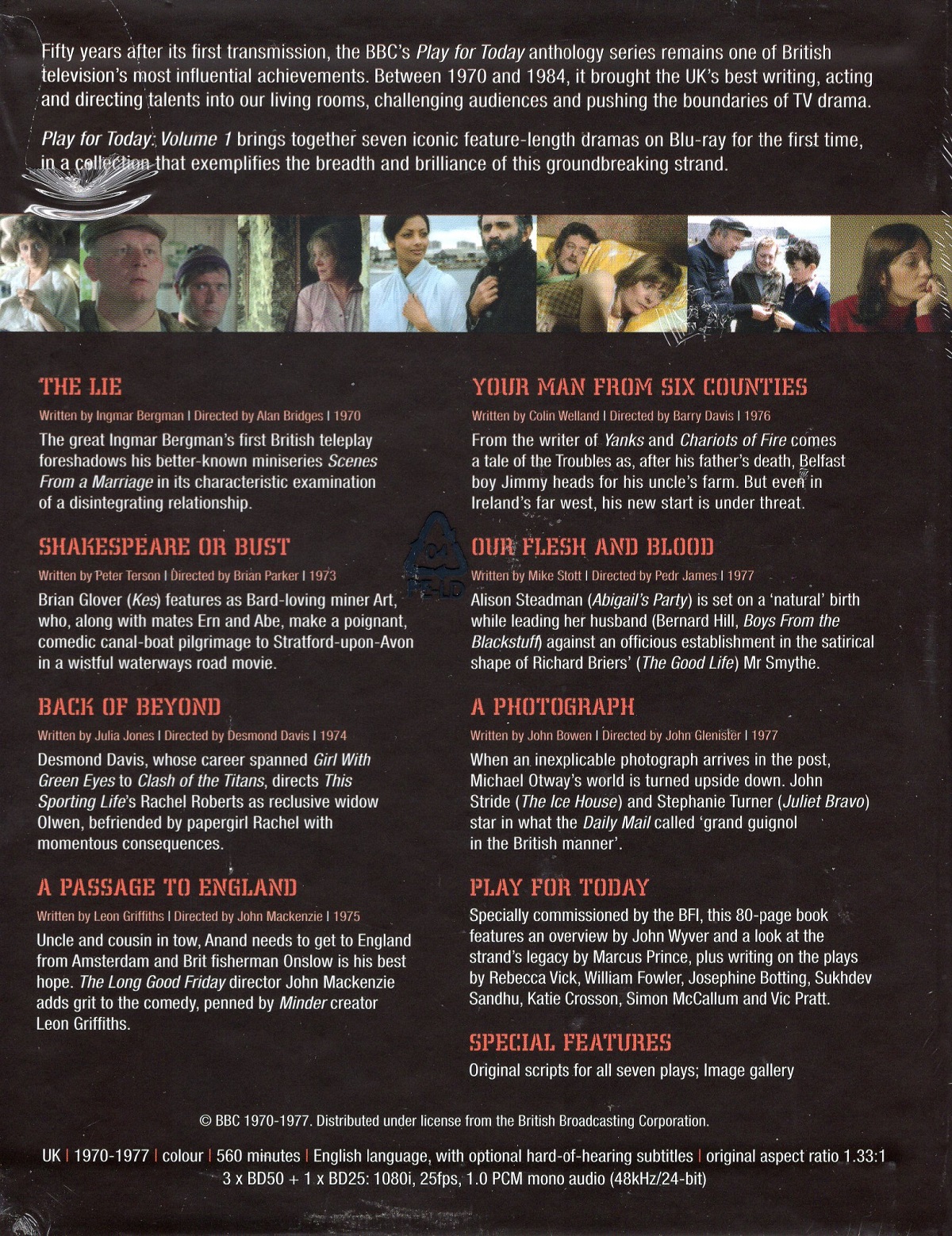 Play for Today: Volume 1 (ej svensk text) (Blu-ray) - 2