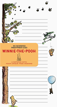 Winnie the Pooh :  Notepad - Kom-i-håg-block med fyra olika sidmotiv 
