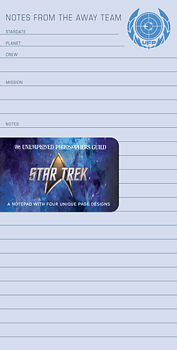 Star Trek :  Notepad - Kom-i-håg-block med fyra olika sidmotiv 