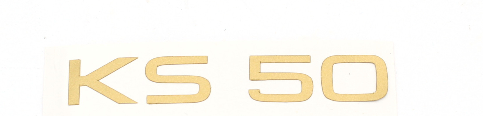 Dekal bakskärm "KS50" 68-75. Guld