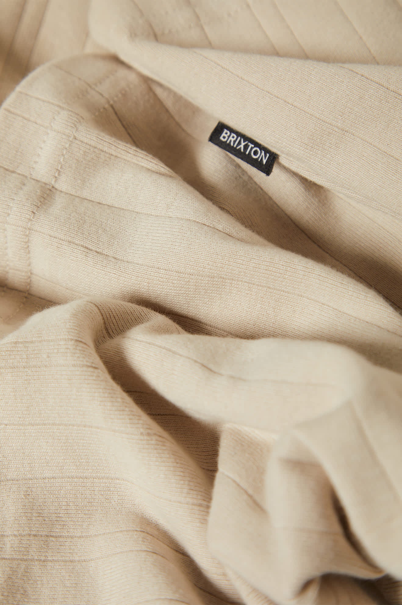 Brixton vintage ribbed henley  LS - 4