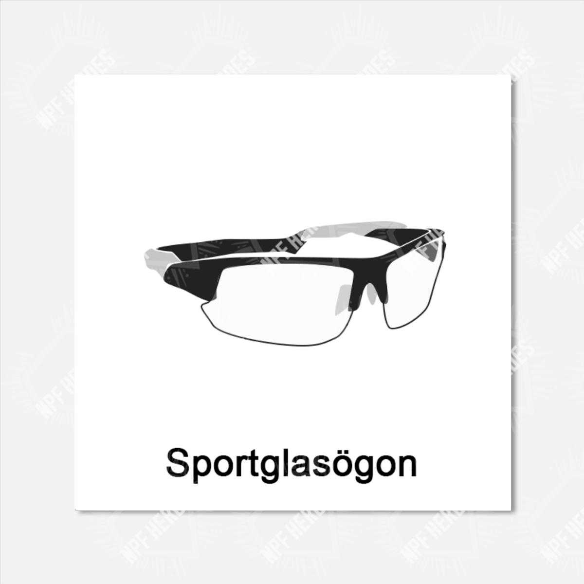 Bildstödsbilder Sportutrustning, 5x5 cm - 24