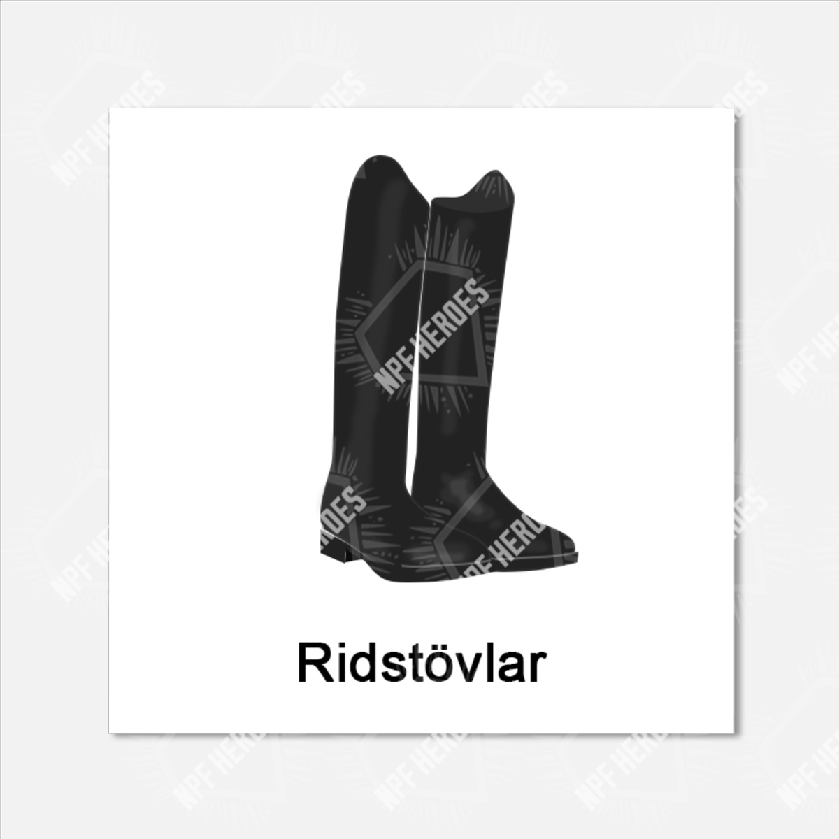 Bildstödsbilder Sportutrustning, 5x5 cm - 16