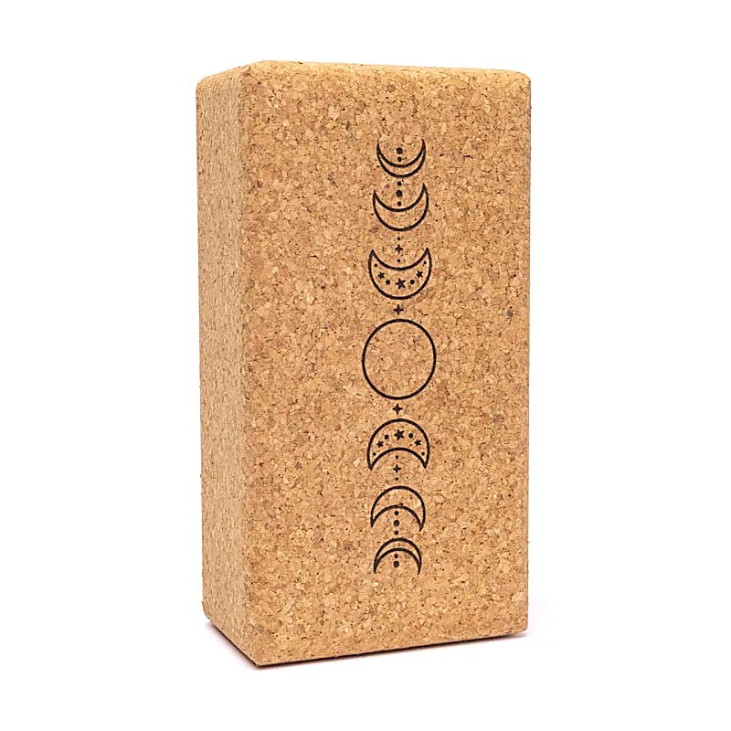 Yogablock kork - Månens faser - 3