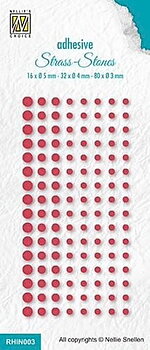 Nellies Choice Strass-Stones - Christmas red