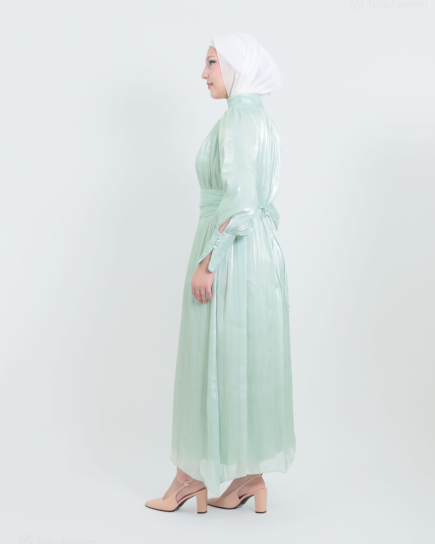 Maxi Dress - Pistachio Green - 9