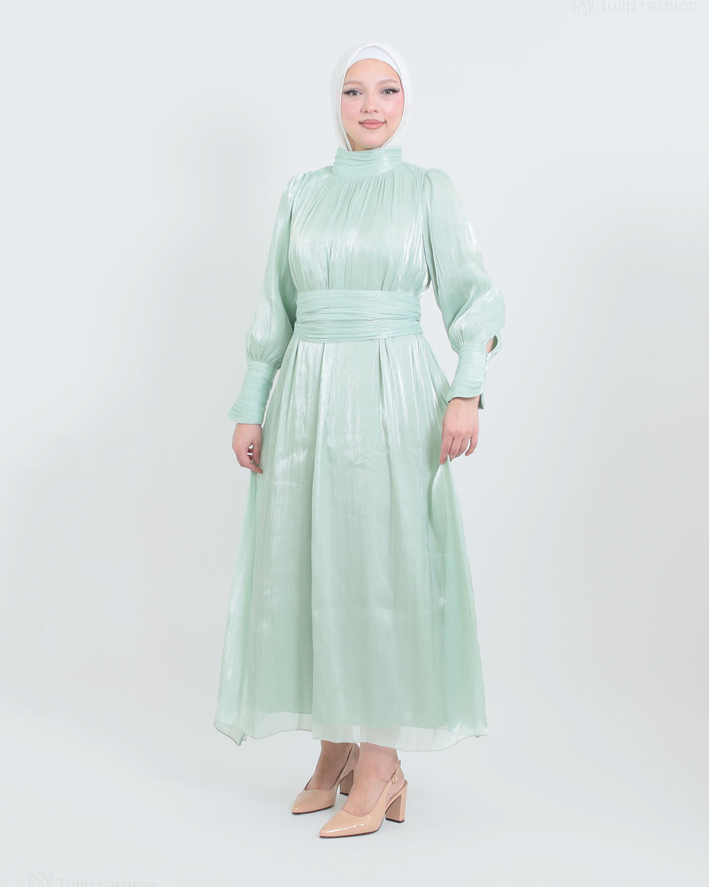 Maxi Dress - Pistachio Green