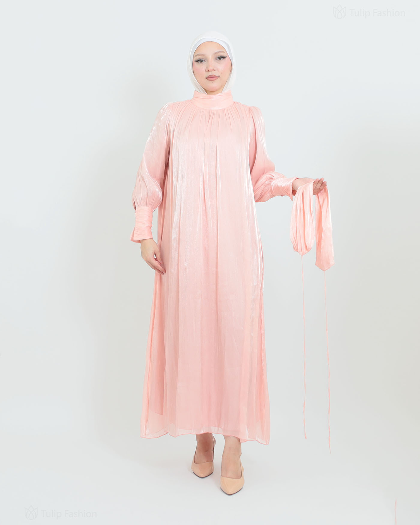 Maxi Dress - Pink - 8