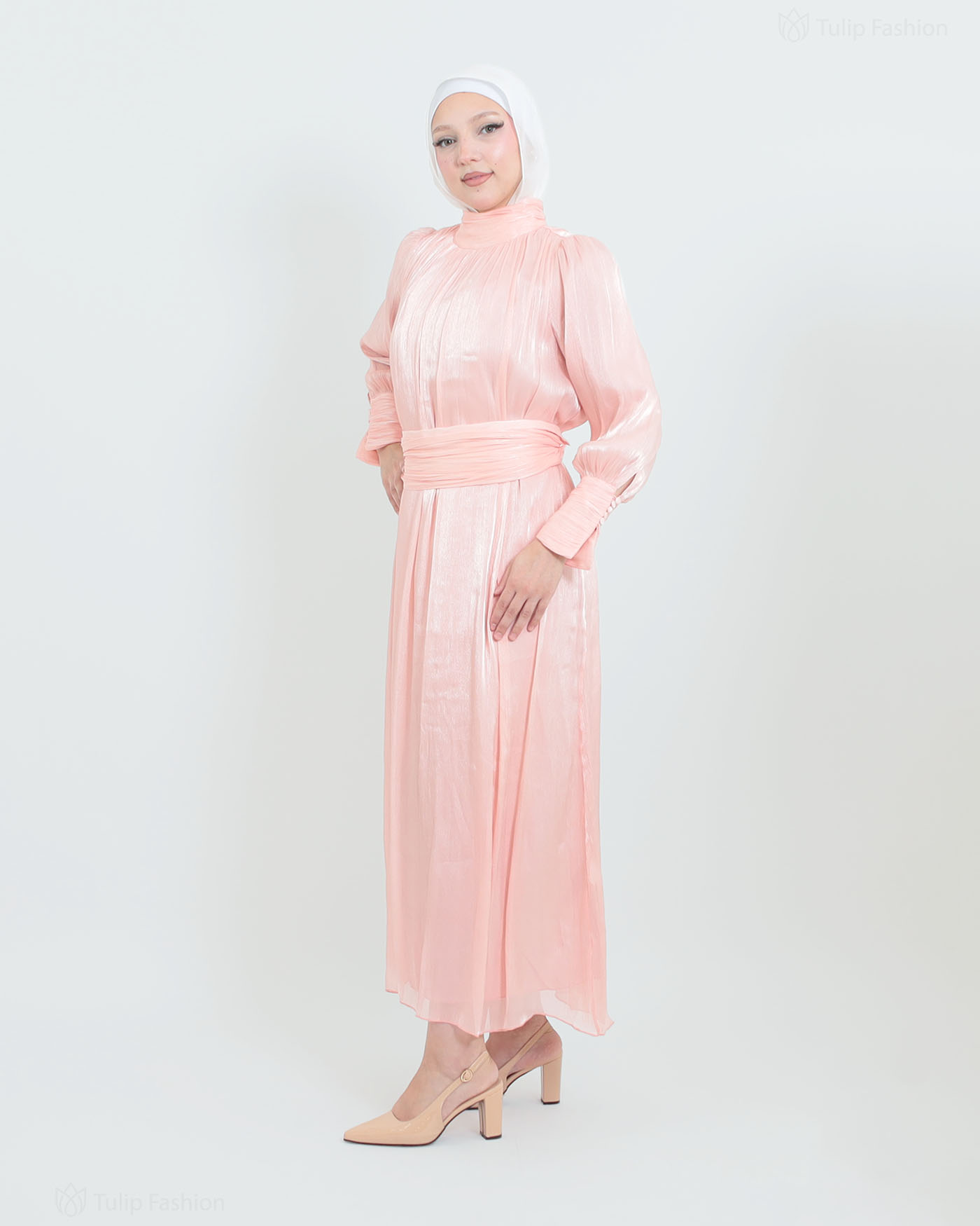 Maxi Dress - Pink - 4